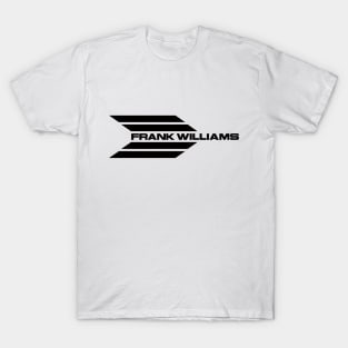 Frank Williams Racing 1969-70 team logo (no address) - black T-Shirt